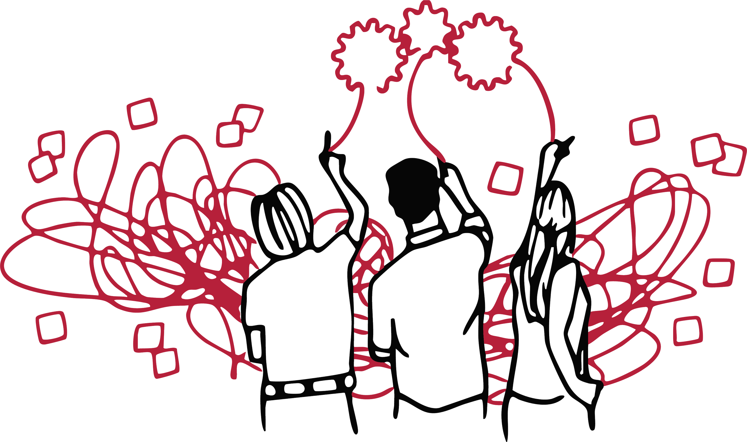 Illustration of people practicing innovation together